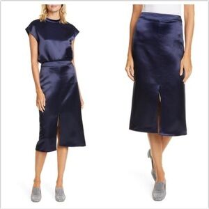 Tibi  Satin Pencil Skirt